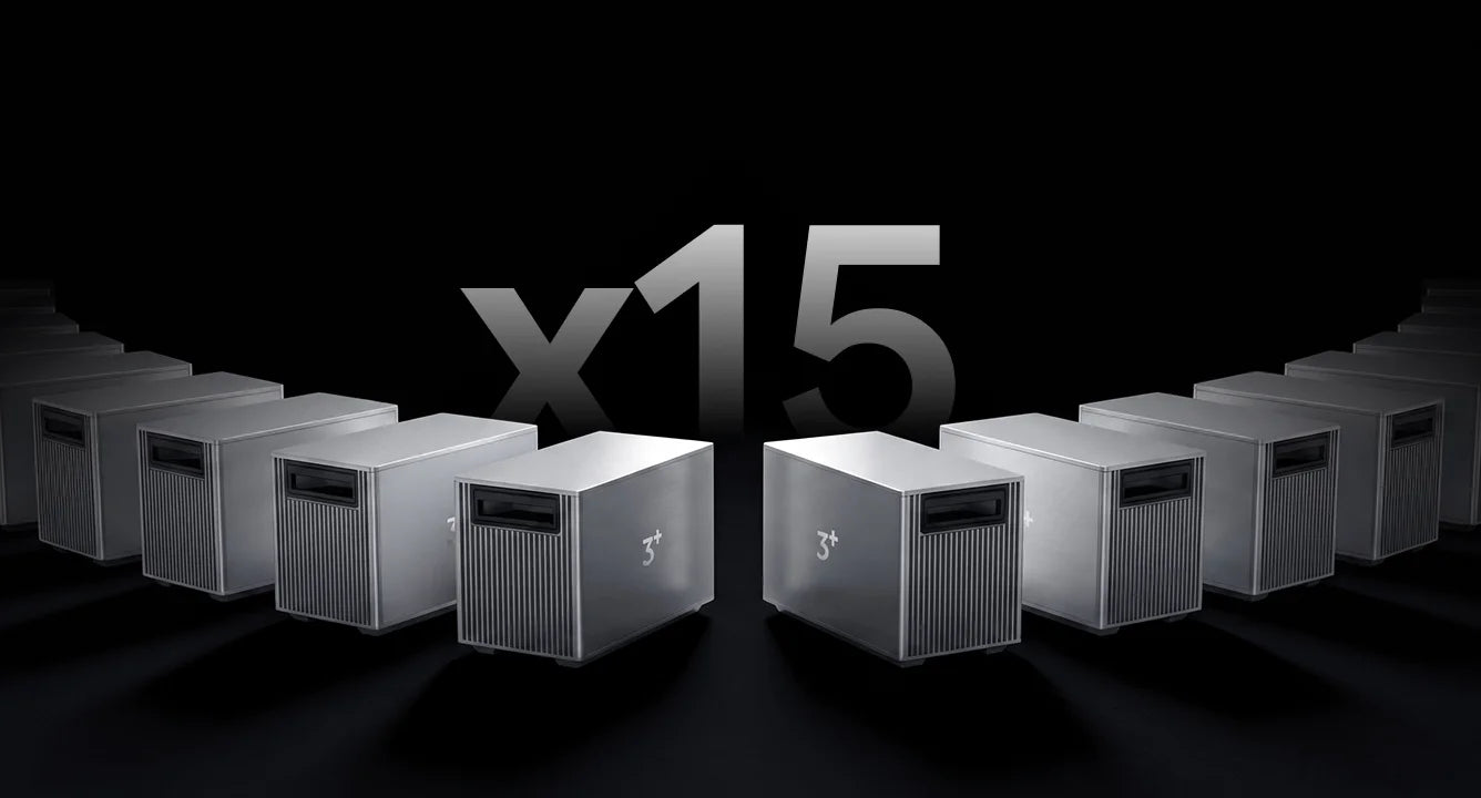 Capacité évolutive de 6 à 90 kWh